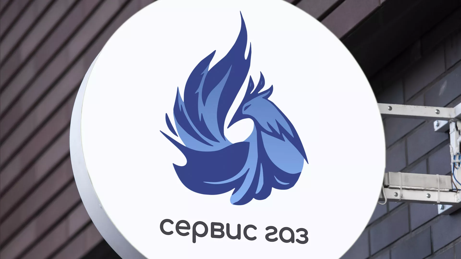 Создание логотипа «Сервис газ» в Гатчине